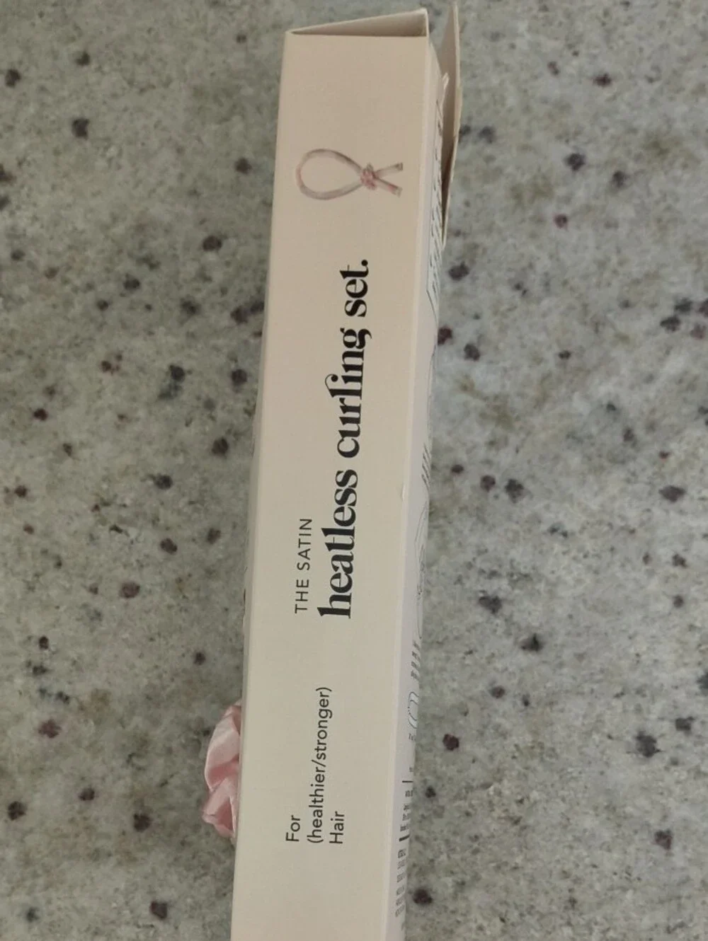 Kitsch Satin Heatless Curling Set - Light Pink